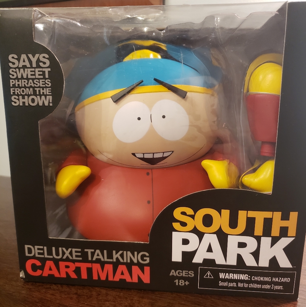South Park Deluxe Talking Cartman Figure Comedy Central